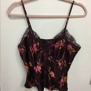 Victoria’s Secret Vintage Gold Label Lace Cami M